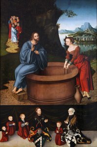 Christ et la Samaritaine - Lucas Cranach the Elder